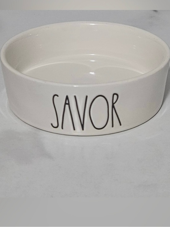 Rae Dunn Other - Rae Dunn White 'SAVOR' Ceramic Serving Bowl